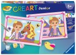 CreArt, Malen nach Zahlen Junior - Kleine Prinzessin