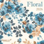 GreenLine Floral 2026 - Wand-Kalender - Broschüren-Kalender - 30x30 - 30x60 geöffnet - Blumen