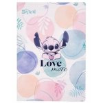 Disney Fashion. Zeszyt A4 60 kartek, kratka. Pastel Stitch 1
