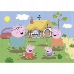 Puzzle 30 elementów. Super kolor. Peppa Pig