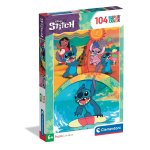 Puzzle 104 elementów. Super kolor. Stitch