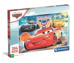 Puzzle super 104 elementów. Cars