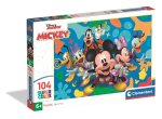 Puzzle 104 elementów. Super kolor. Mickey and Friends
