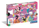 Puzzle 104 elementów. Super kolor. Minnie