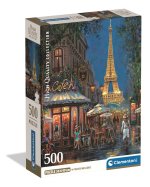 Puzzle 500 elementów. Compact Night at the Eiffel Cafe