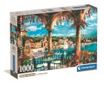 Puzzle 1000 elementów. Compact  Balcony view of Lake Como