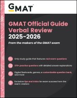 GMAT Official Guide Verbal Review 2025 - 2026