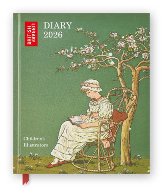 British Library: Children's Illustrators 2026 Desk Diary Planner - Week to View, Illustrated Throughout (Kemény kötésű)