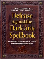 The Wizarding World Defense Against the Dark Arts Spellbook