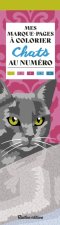 Mes marque-pages à colorier au numéro  - Chats