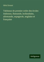 Tableaux de premier ordre des écoles italienne, flamande, hollandaise, allemande, espagnole, anglaise et française