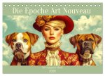 Die Epoche Art Nouveau - Mit eleganter Mode (Tischkalender 2026 DIN A5 quer), CALVENDO Monatskalender