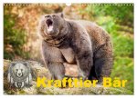 Krafttier Bär (Wandkalender 2026 DIN A3 quer), CALVENDO Monatskalender