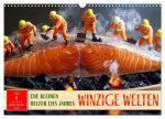 Winzige Welten - die kleinen Helfer des Jahres (Wandkalender 2026 DIN A3 quer), CALVENDO Monatskalender
