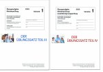 Das Übungspaket Teile III + IV - Variante 1