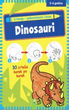 Dinosauri - crtanje jednostavno i brzo