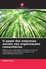 O papel das empresas sociais nas organizaç?es comunitárias