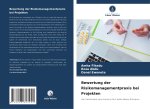 Bewertung der Risikomanagementpraxis bei Projekten
