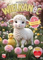 Kolorowanka z naklejkami. Wielkanoc z barankiem