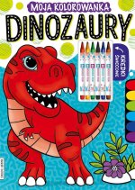 Moja kolorowanka. Dinozaury