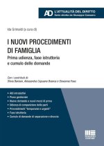 nuovi procedimenti di famiglia. Prima udienza, fase istruttoria e cumulo delle domande