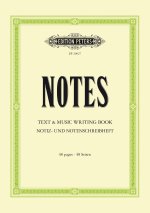 Notes -- Text & Music Writing Book / Notiz- Und Notenschreibheft