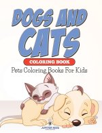 Dogs And Cats Coloring Book