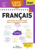 CRPE Français 200 fiches et mindmap de remise à niveau Révisions 2026-2027