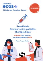 Ecos anesthésie, douleurs soins palliatifs, thérapeutiques