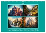 Romantische Ritterburgen (Wandkalender 2026 DIN A2 quer), CALVENDO Monatskalender