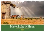 Historische Mühlen - Räder und Flügel der Vergangenheit (Wandkalender 2026 DIN A4 quer), CALVENDO Monatskalender