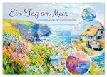 Ein Tag am Meer - Durch die Augen der Impressionisten (Wandkalender 2026 DIN A2 quer), CALVENDO Monatskalender