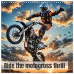 Ride the motocross thrill (Wall Calendar 2026 12 × 12 Inch) CALVENDO 12 Month Wall Calendar