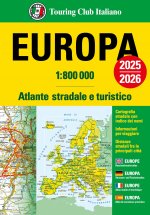 Europa. Atlante stradale e turistico 800.000