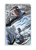 Angela Harding: Suffolk Kingfishers (Soft Touch Journal)
