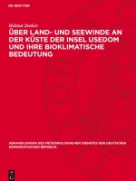 Über Land- und Seewinde an der Küste der Insel Usedom und ihre bioklimatische Bedeutung