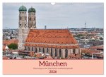 München - Unterwegs in der bayrischen Landeshauptstadt (Wandkalender 2026 DIN A3 quer), CALVENDO Monatskalender