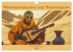 Wüstenmusikanten und Wüstentänzer - Surreale Impressionen (Wandkalender 2026 DIN A4 quer), CALVENDO Monatskalender