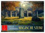 Magische Steine - Tor zur Anderswelt (Wandkalender 2026 DIN A4 quer), CALVENDO Monatskalender