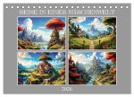 Reise in einer Märchenwelt (Tischkalender 2026 DIN A5 quer), CALVENDO Monatskalender