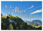 Wo das Allgäu am schönsten ist (Wandkalender 2026 DIN A2 quer), CALVENDO Monatskalender