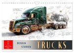 Trucks - Design Studien (Wandkalender 2026 DIN A4 quer), CALVENDO Monatskalender