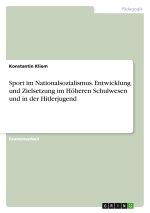 Sport im Nationalsozialismus. Entwicklung und Zielsetzung im Höheren Schulwesen und in der Hitlerjugend