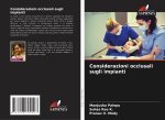 Considerazioni occlusali sugli impianti