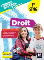 Nouveau Tremplin - DROIT 1re STMG - Ed. 2025 - Livre élève