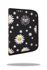Piórnik jednoklapkowy bez wyposażenia Coolpack Clipper Daisy Black