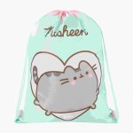 Worek na obuwie. Pusheen Mint