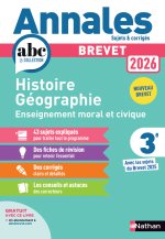 Annales Brevet Histoire Géographie Enseignement Moral et Civique 2026 - Corrigé