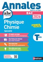 Annales Bac Physique Chimie Term. 2026 - Corrigé