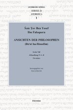 Šem Ṭov Ben Yosef Ibn Falaquera, 'Ansichten der Philosophen' (Deʿot ha-filosofim), I, 6 A-B
